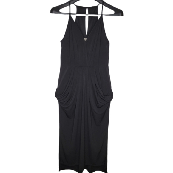 BCBGeneration Sleeveless Drape Pocket Midi Dress - Picture 4 of 12